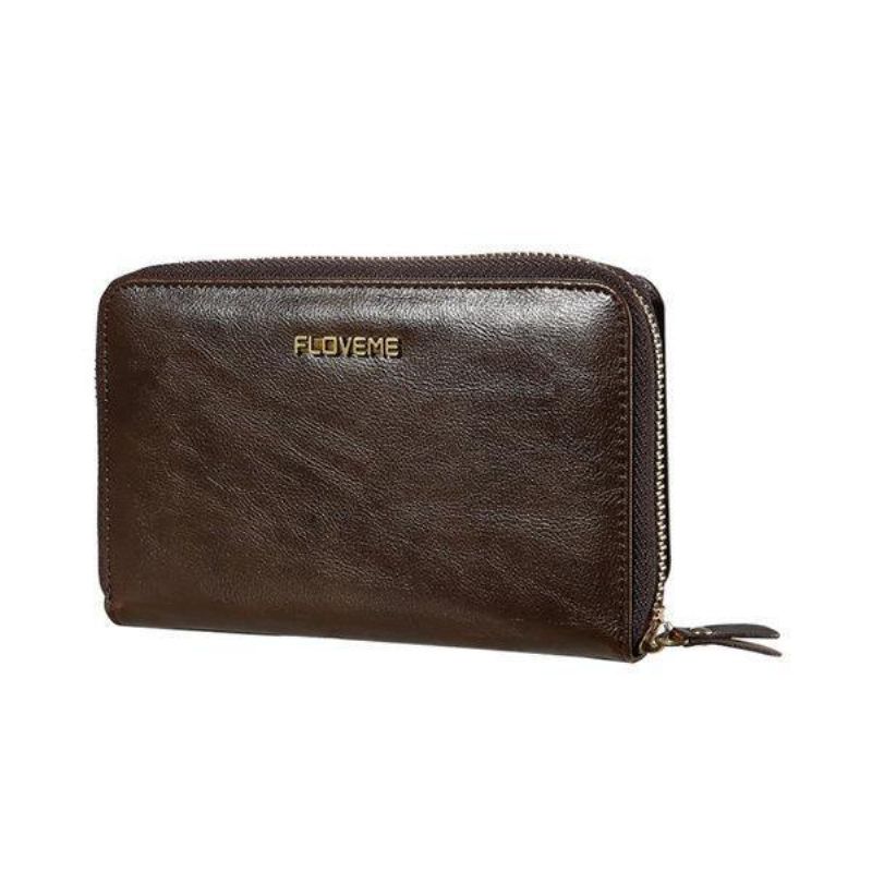 Floveme Kvinder 5.5 Tommer Mobiltelefon Tegnebog Pu Læder Clutch Taske Crossbody Taske