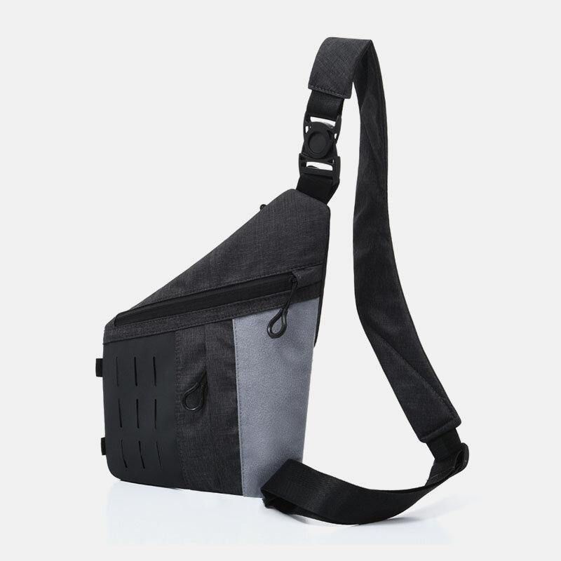 Mænd Sport Multi-Lommer Anti-Tyveri Crossbody Bag Brysttaske Sling Bag