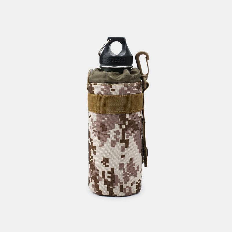 Mænd Nylon Camouflage Sport Udendørs Vandflaske Case Taske Taljetaske