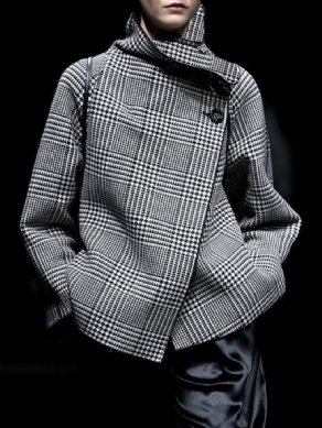 Shift Rullekrave Houndstooth Work Blazer