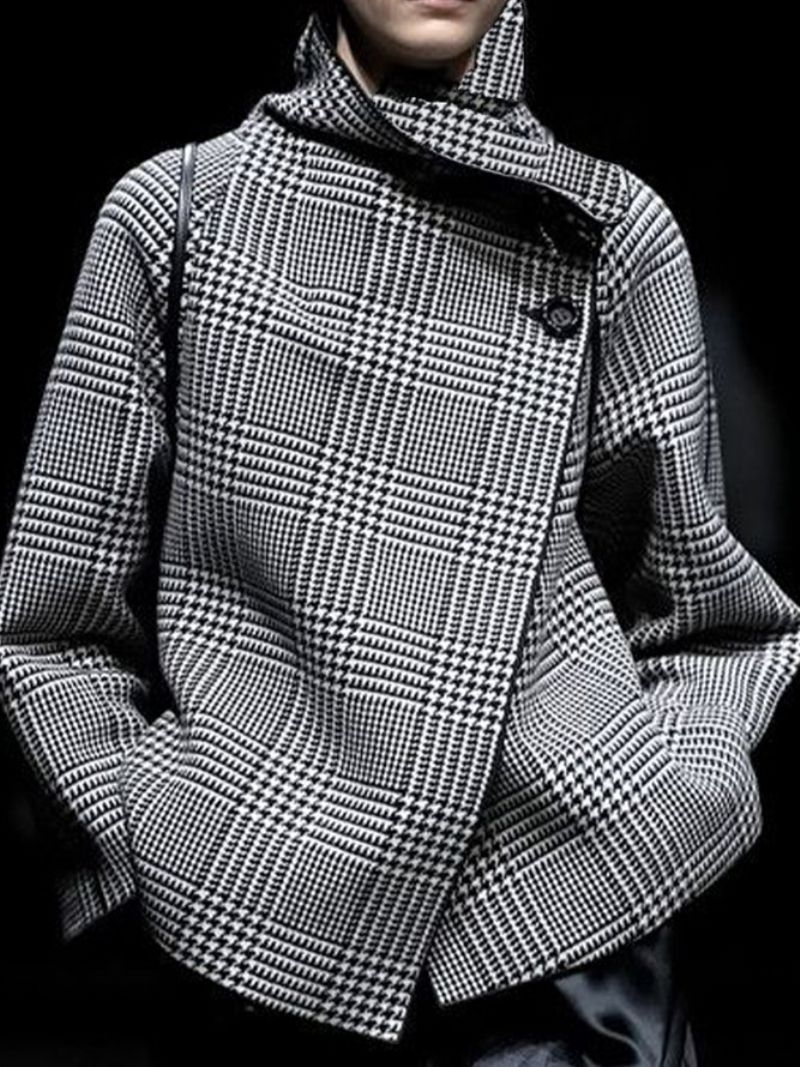 Shift Rullekrave Houndstooth Work Blazer