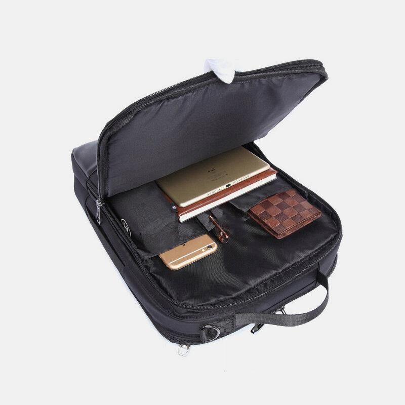 Mænd Multi-Bære Vandtæt Cabriolet 15.6 Tommer Bærbar Taske Crossbody Taske Skuldertaske Håndtaske Rygsæk