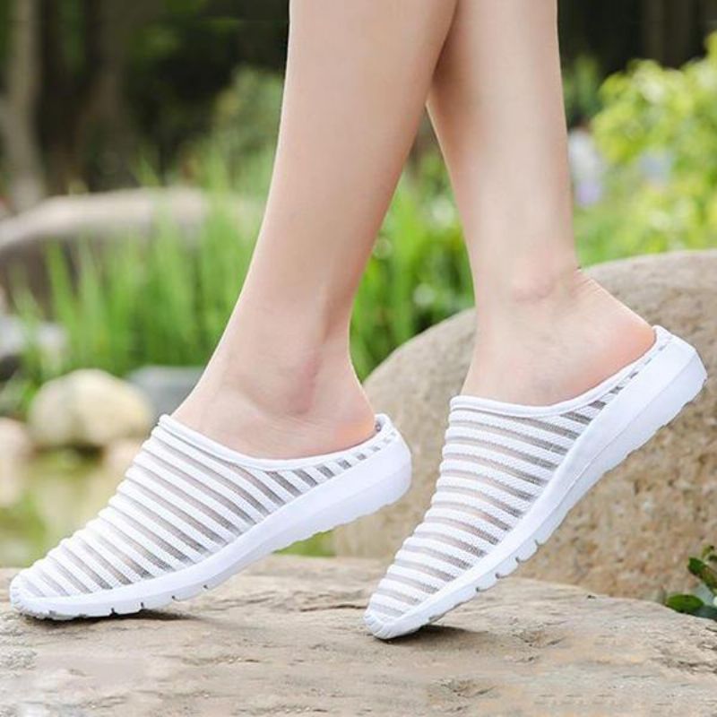 Kvinder Mesh Åndbar Casual Hollow Out Sommer Slippersandaler