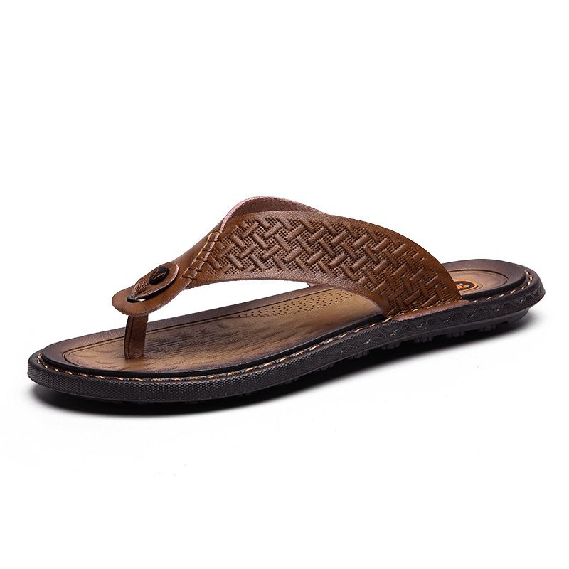 Mænd Flip Flop Retro Casual Bløde Hjemmesko