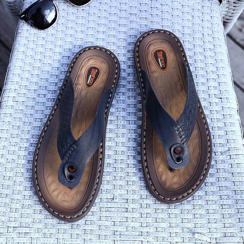 Mænd Flip Flop Retro Casual Bløde Hjemmesko