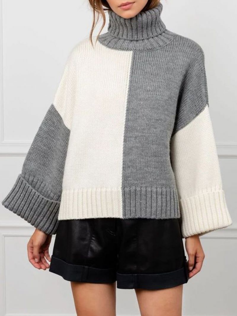 Daily Langærmet Regular Fit Color Block Urban Sweater