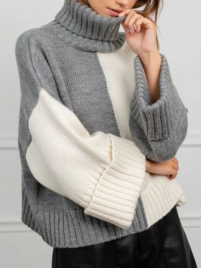 Daily Langærmet Regular Fit Color Block Urban Sweater