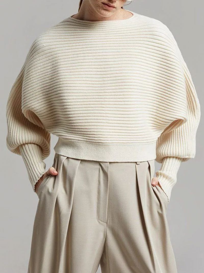 Loose Boat Neck Urban Boat Neck Langærmet Sweater