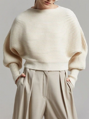 Loose Boat Neck Urban Boat Neck Langærmet Sweater