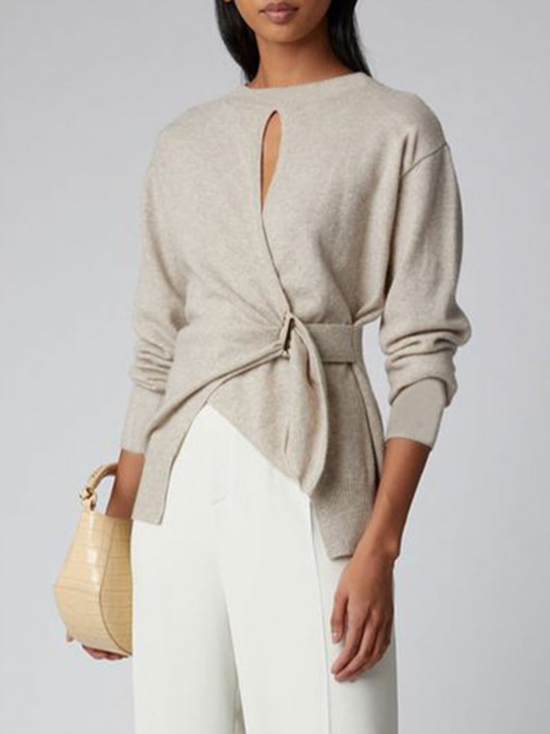 Regular Fit Elegant Solid Sweater