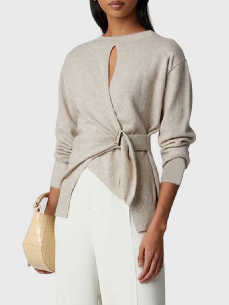 Regular Fit Elegant Solid Sweater