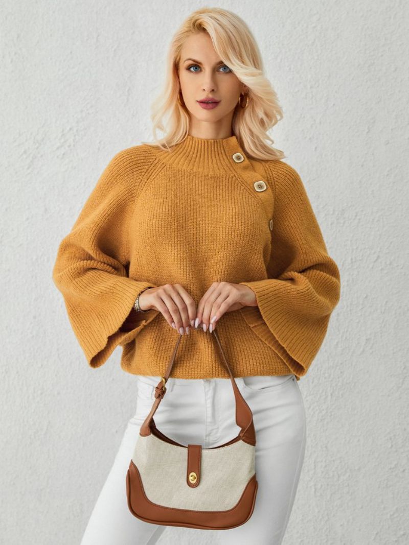 Regular Fit Solid Langærmet Sweater