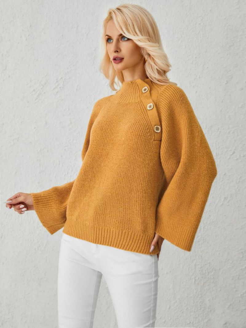 Regular Fit Solid Langærmet Sweater