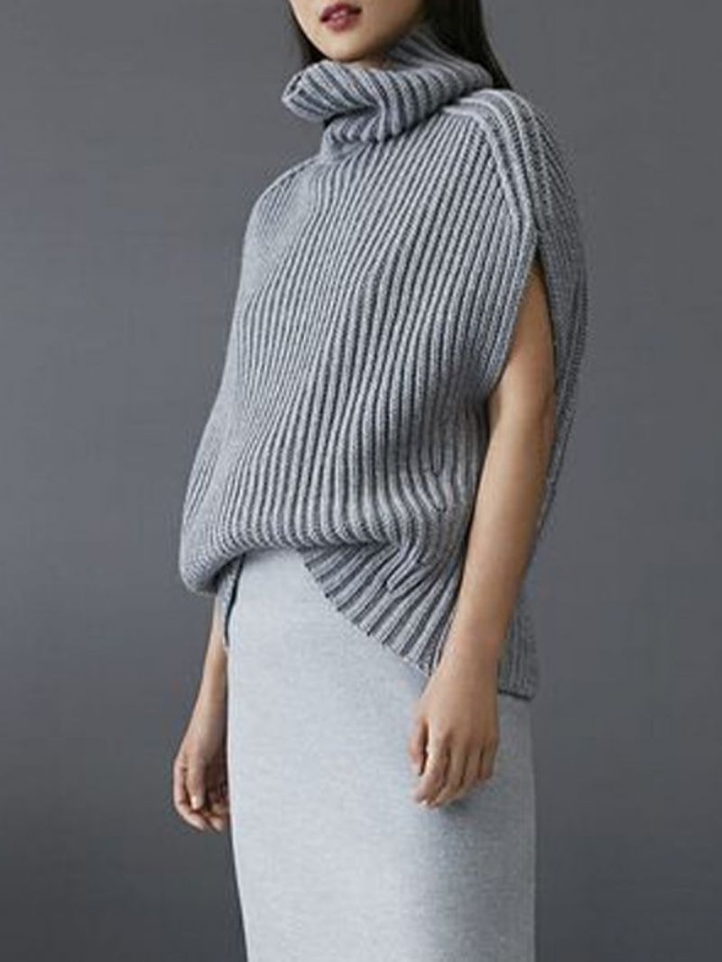 Turtleneck Cap Ærme Urban Loose Sweater