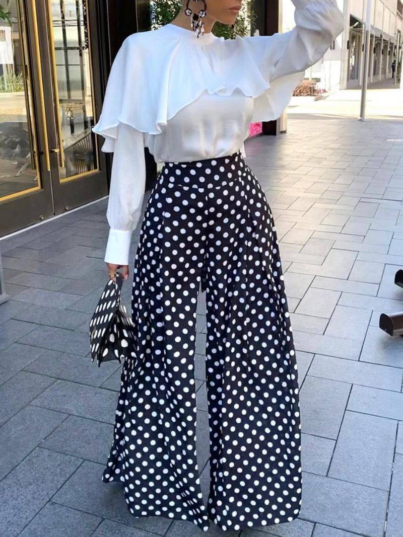 Urban Polka Dots Regular Fit Mode Bukser