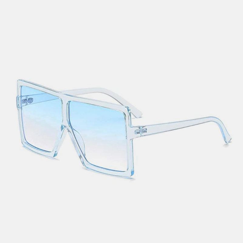 Kvinder Vintage Oversize Square Frame Multi-Color Mode Uv-Beskyttelse Solbriller