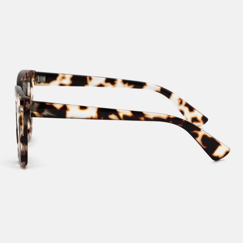 Unisex Leopard Thicken Full Frame Casual Uv-Beskyttelse Polariserede Solbriller