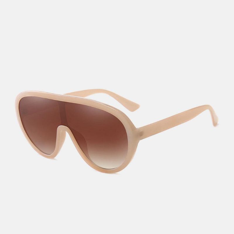 Unisex One-Piece Lens Large Full Frame Uv Protection Sunshade Mode Solbriller