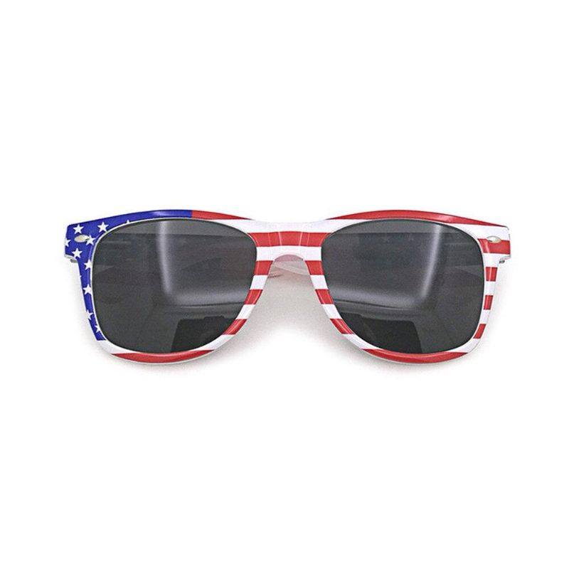 Unisex Patriotic Polarspex Polarized 80'Er Retro Trendy Stilfulde Solbriller