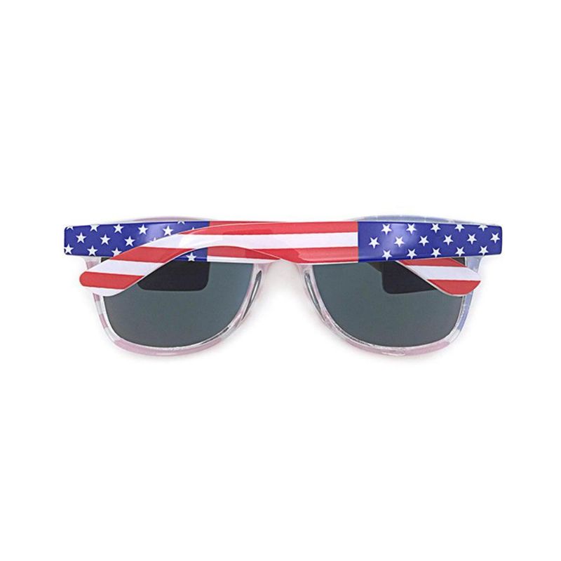 Unisex Patriotic Polarspex Polarized 80'Er Retro Trendy Stilfulde Solbriller