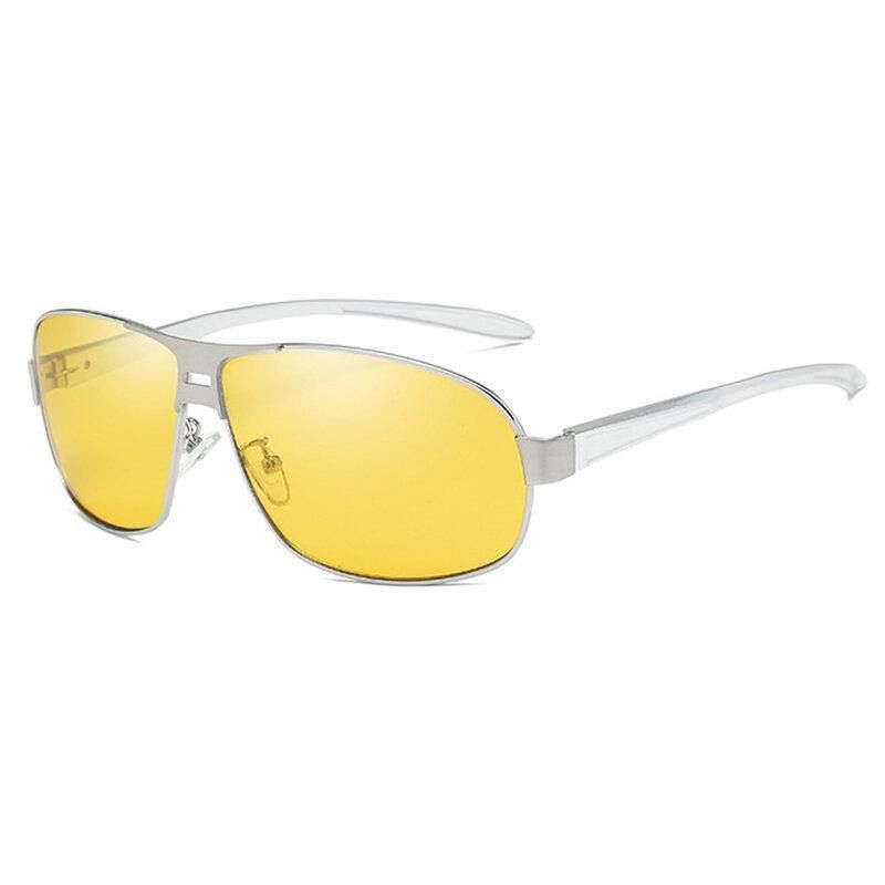 Unisex Vogue Vintage Metal Full-Frame Anti-Uv Solbriller Udendørs Kørsel Rejser Strandsolbriller