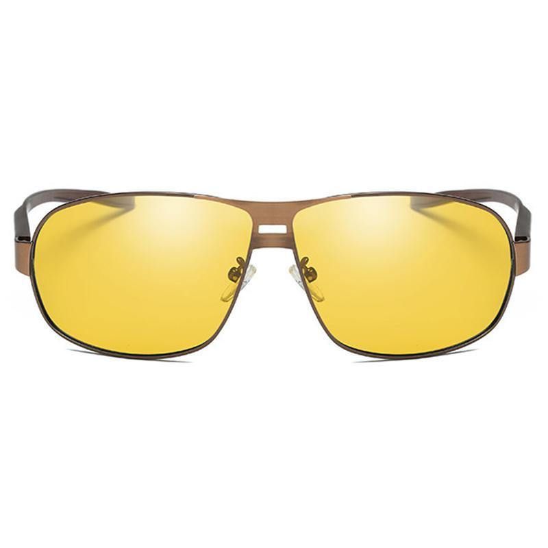 Unisex Vogue Vintage Metal Full-Frame Anti-Uv Solbriller Udendørs Kørsel Rejser Strandsolbriller