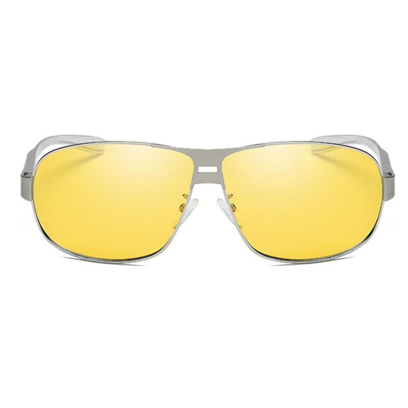 Unisex Vogue Vintage Metal Full-Frame Anti-Uv Solbriller Udendørs Kørsel Rejser Strandsolbriller