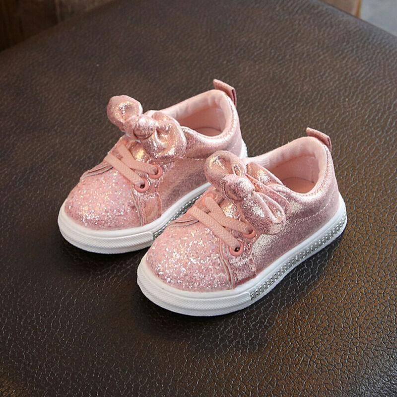 Sneakers Med Pailletter Til Babypiger