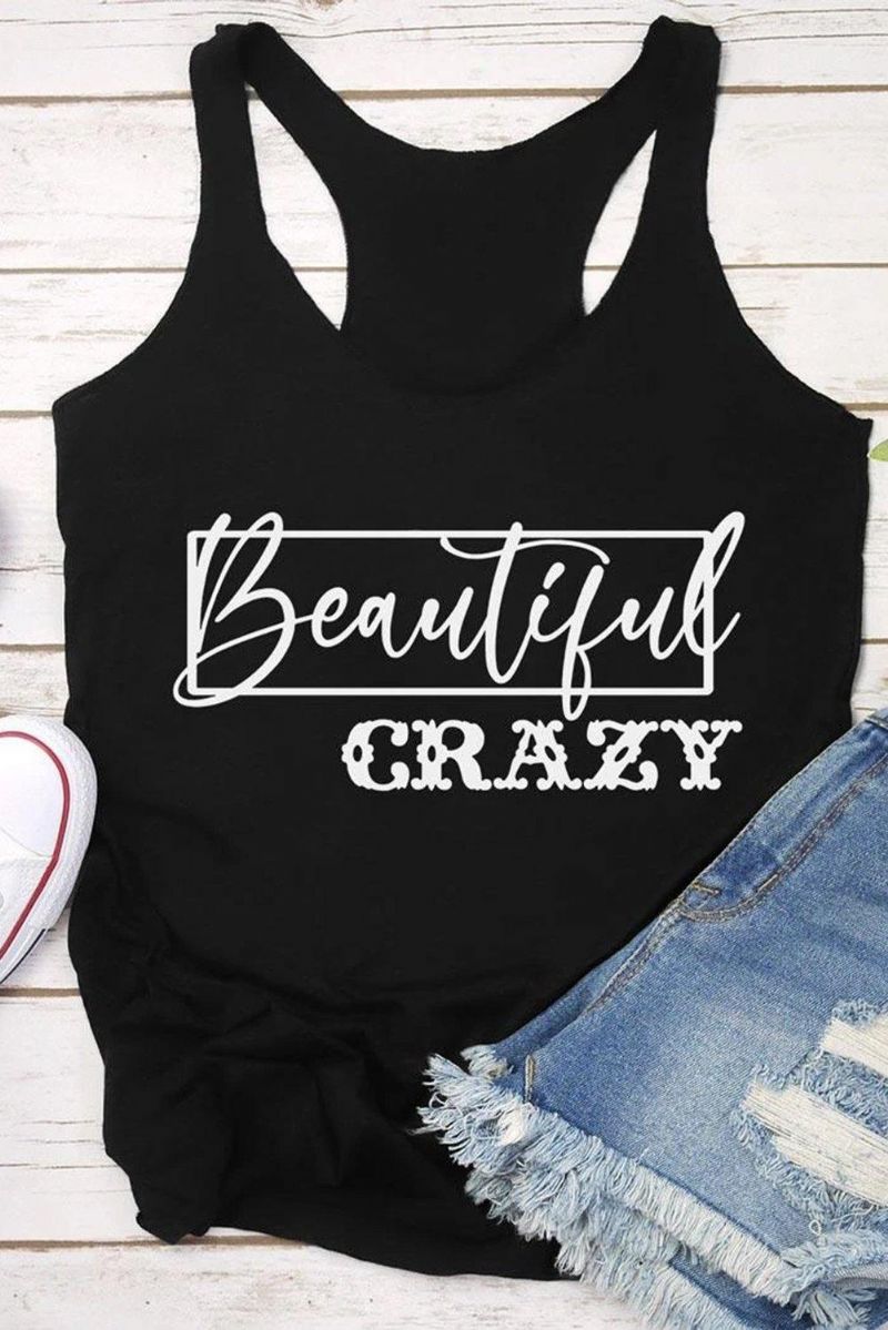 Smuk Crazy Graphic Tank Top