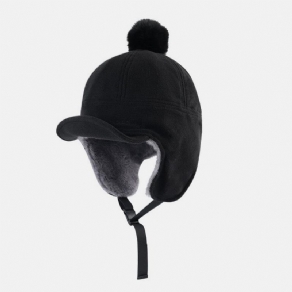 Kvinder Plus Tykke Ørebeskyttelse Solskærm Skiløb Ridning Sport Vinter Udendørs Pilot Hat Baseball Hat Trapper Hat