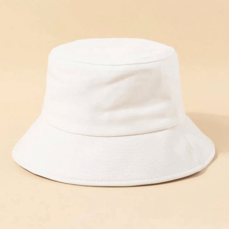 Unisex Bogstaver Kraniemønster Solhat Bomuld Rose Print Mode Solbeskyttelse Bucket Hat