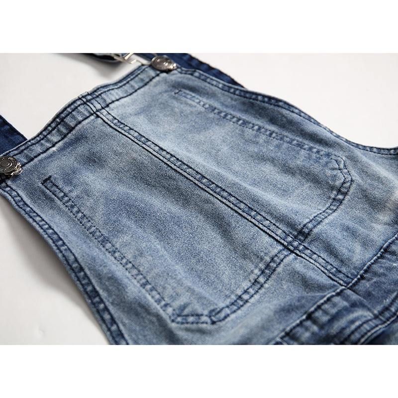 Denim Overalls Seler Rippede Jeans Til Mænd