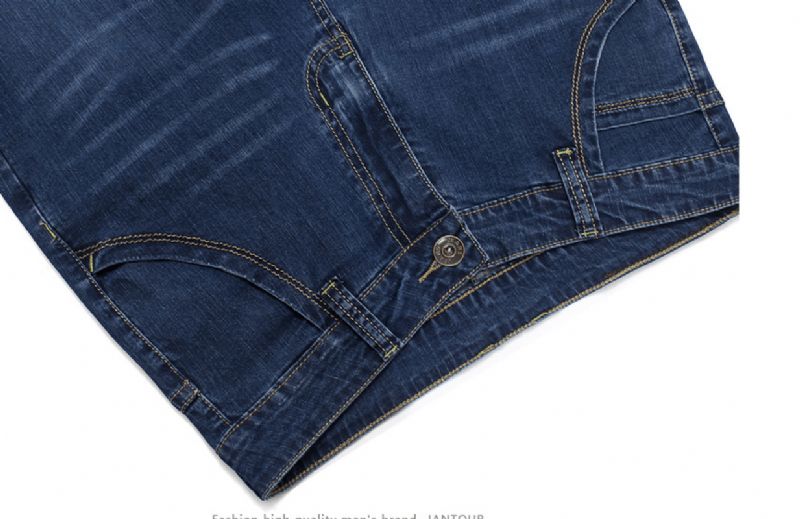 Høje Elastiske Jeans Mænds Tynde Elastiske Fritid