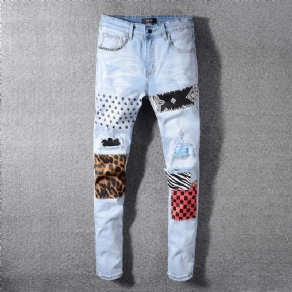 Patch Patch Rippede Jeans