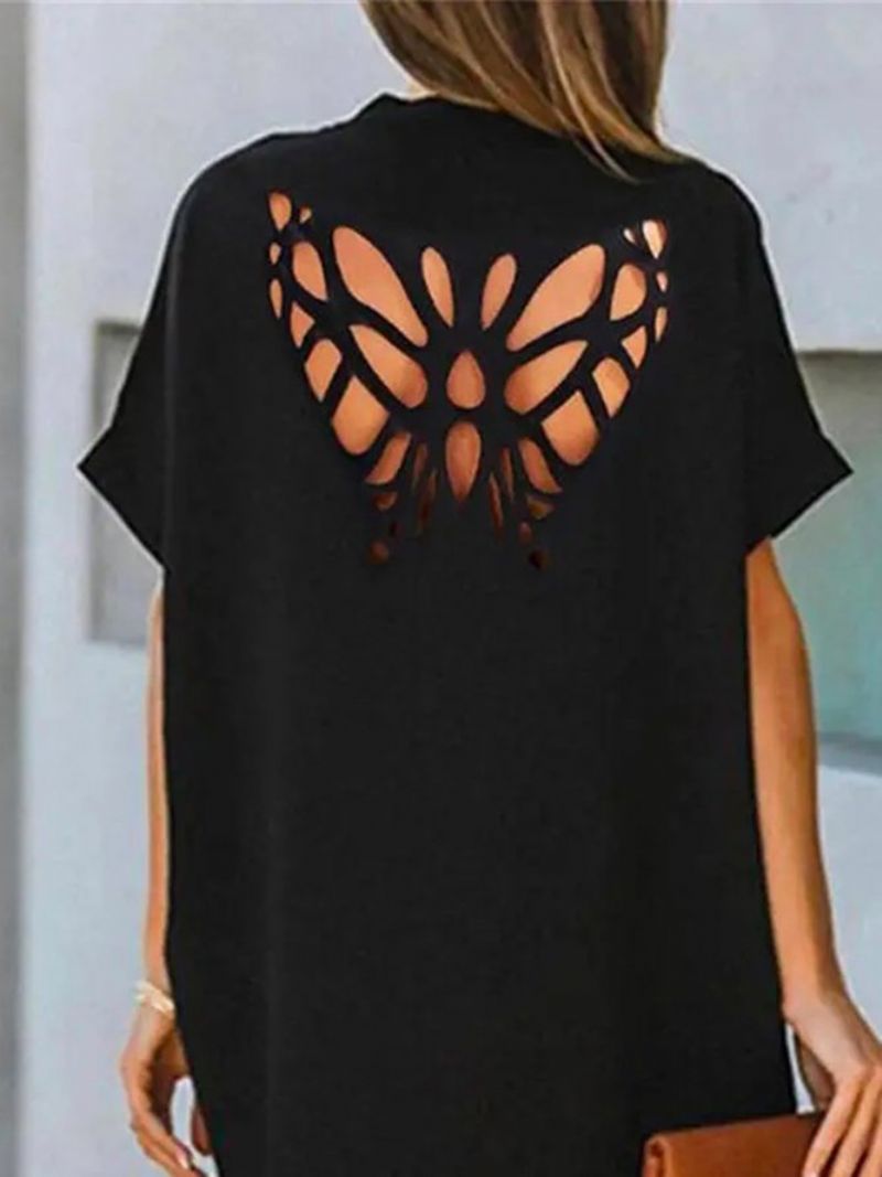 Daily Loose Butterfly Urban Devore Eyelet Dress