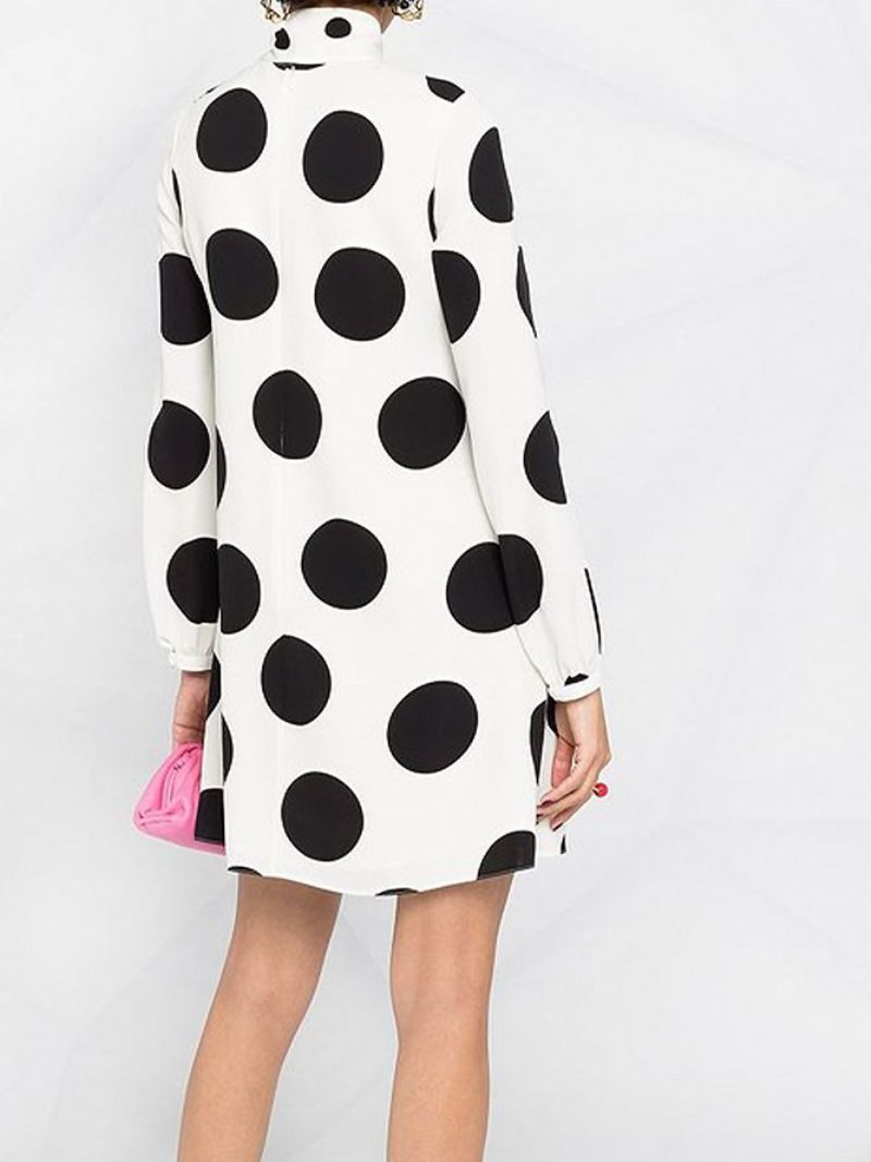 Løsn Elegant Polka Dots Mini Kjole