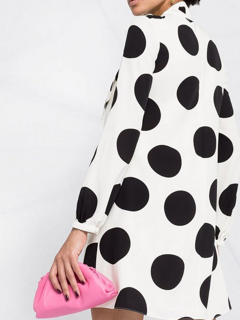 Løsn Elegant Polka Dots Mini Kjole