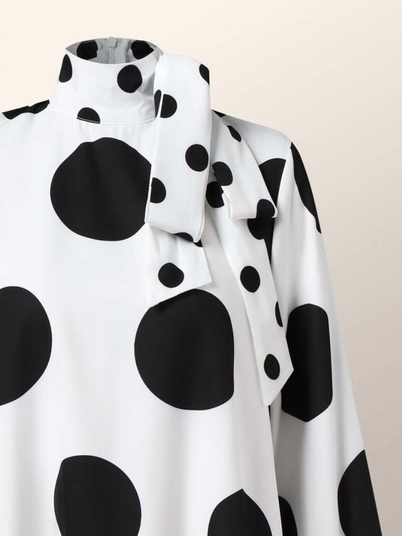 Løsn Elegant Polka Dots Mini Kjole