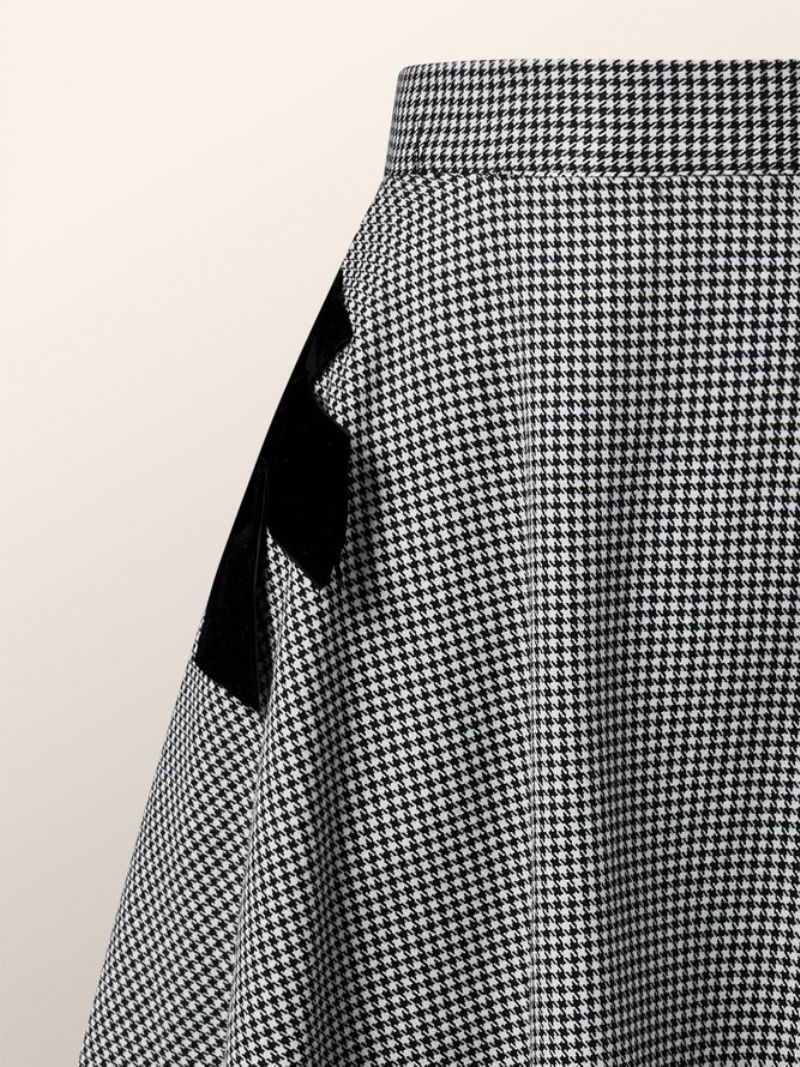 Urban Plaid Regular Fit Midi-Nederdel