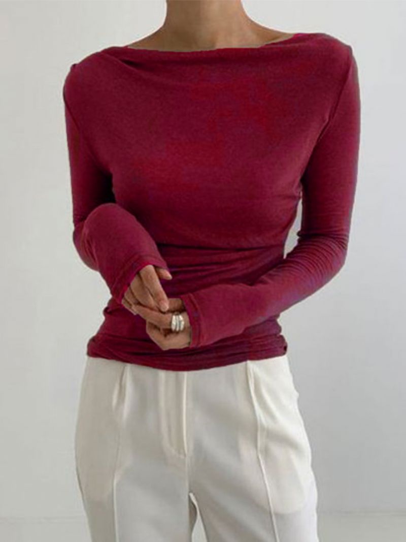 Langærmet Skinny Lady Solid Top