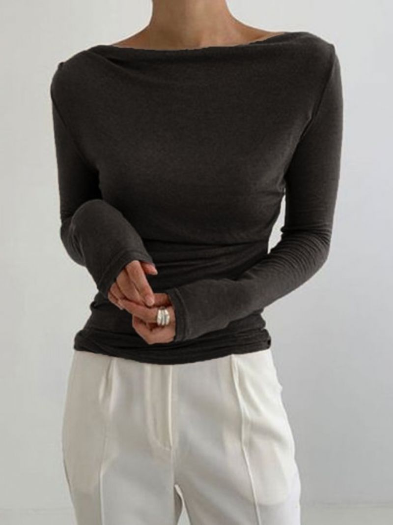 Langærmet Skinny Lady Solid Top