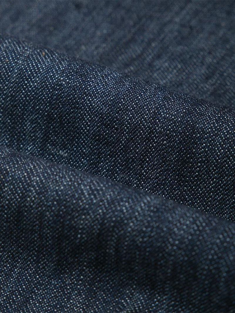 Mænds Simple Flerlommesnore Afslappede Jeans