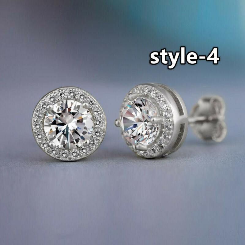 Huitan Mode Geometriske Kvinder Stud Øreringe Cubic Zirconia Bryllupsfest Daglig Bærbare Modesmykker Hot Dropshipping