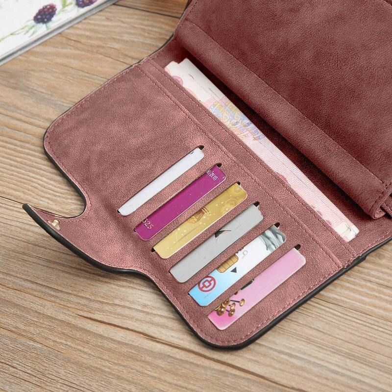 Kvinder Butterfly Wallet Pung 14 Card Slot Telefontaske