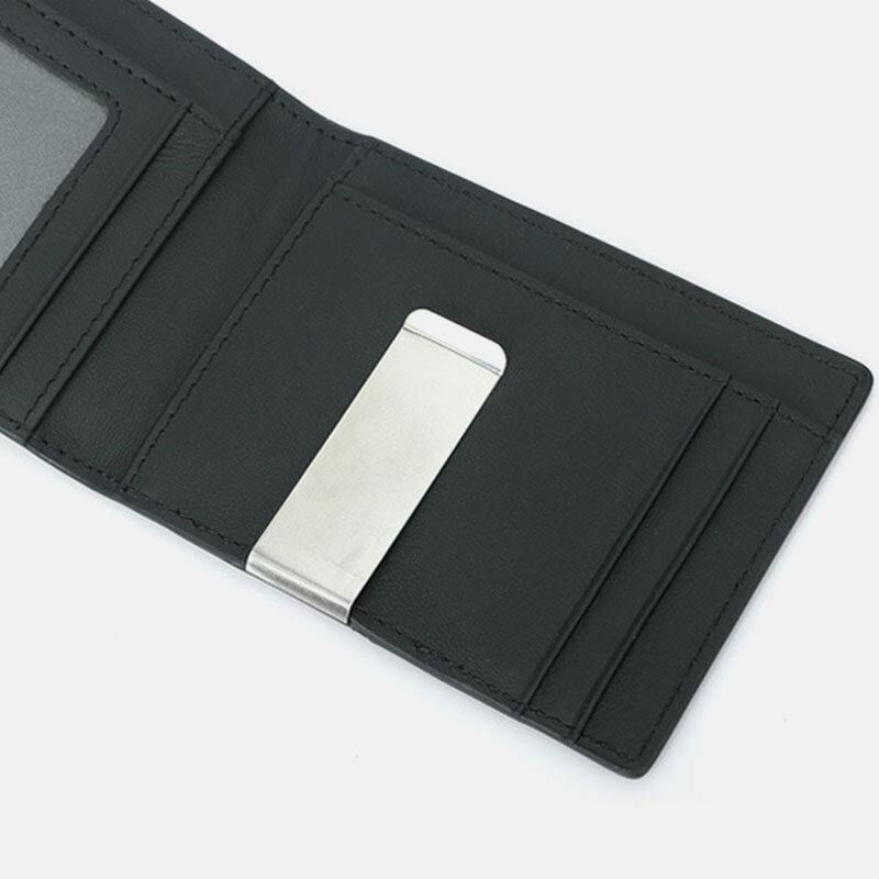 Mænd Multifunktion Business Rfid Carbon Fiber Us Dollar Clip Card Handel Kort Multi-Card Slots Tegnebog