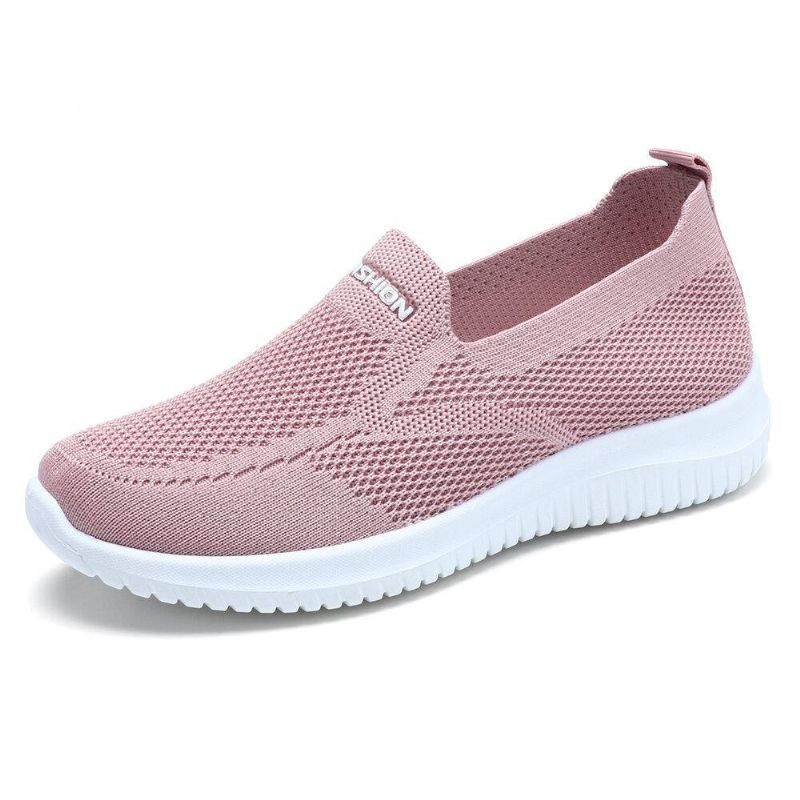 Kvinder Mesh Lukket Tå Lazy Slip On Casual Walking Sko