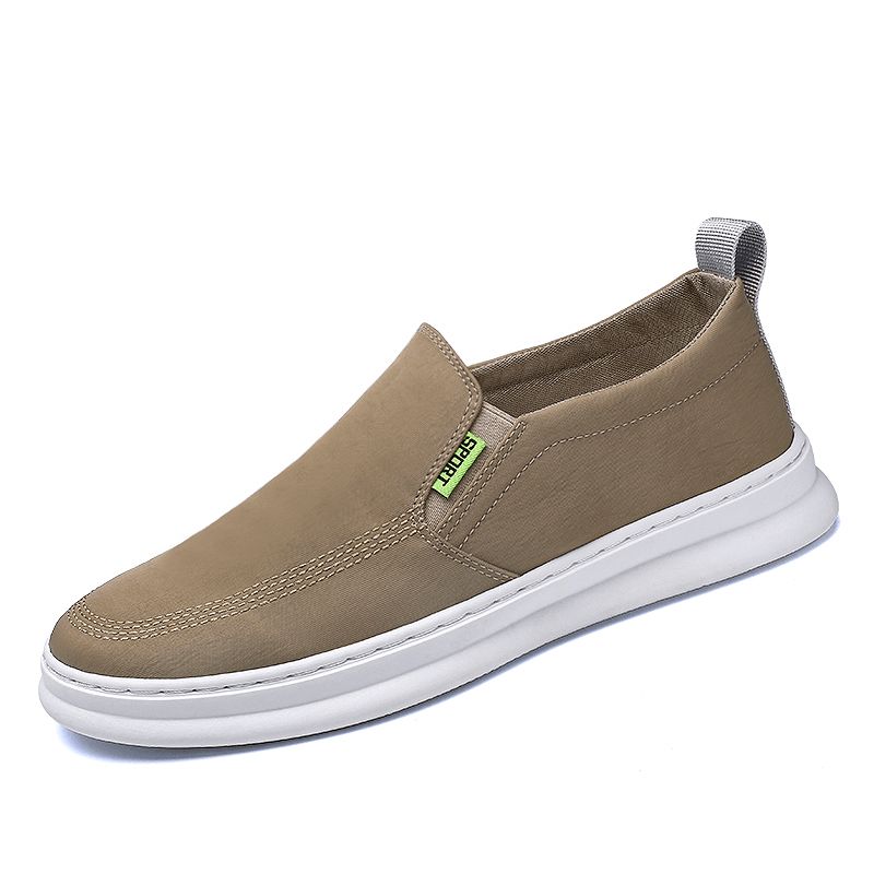 Mænd Ice Silke Cloth Åndbar Køresko Slip On Skate Sneakers