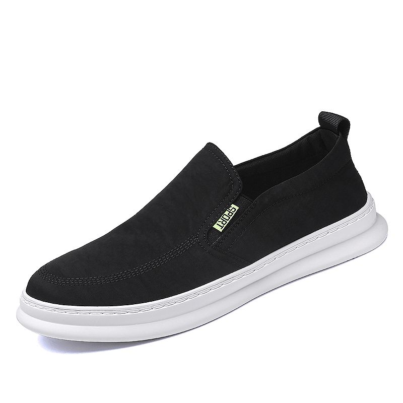 Mænd Ice Silke Cloth Åndbar Køresko Slip On Skate Sneakers