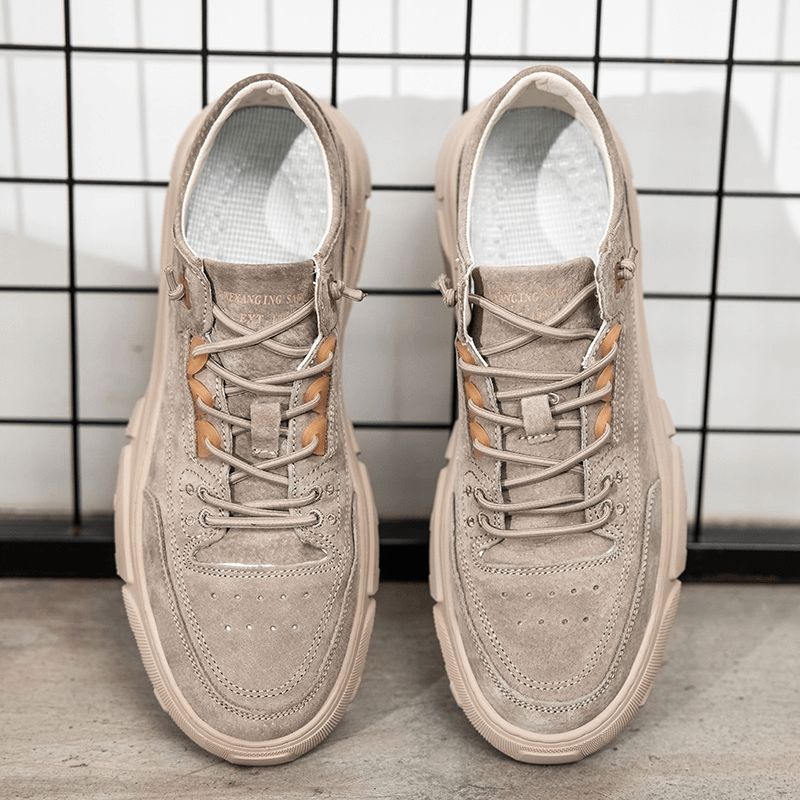 Mænd Retro Comfy Åndbar Lav Top Casual Tooling Sneakers