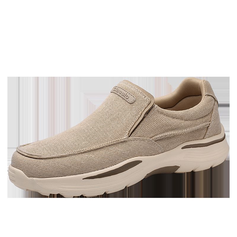 Mænd Sport Letvægts Platform Behagelige Slip On Casual Denim Sneakers